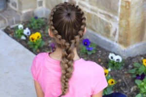 How to make a Dutch starburst hairstyle