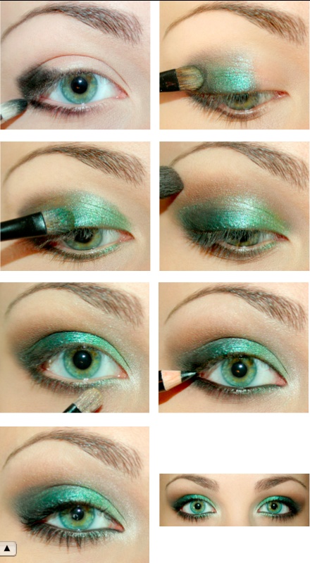 How to do Glamorous Emerald Eye Makeup Tutorial