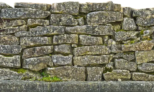What is the purpose of a stone wall?